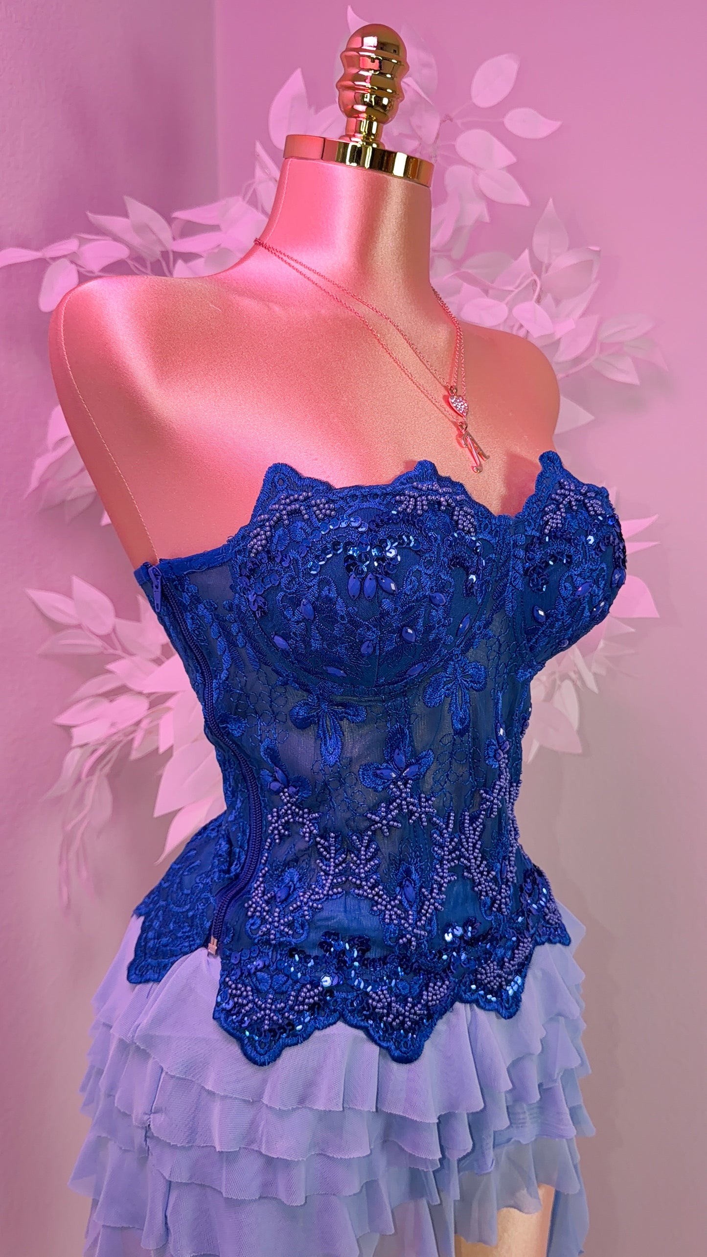 My Lova Corset Top - Blue