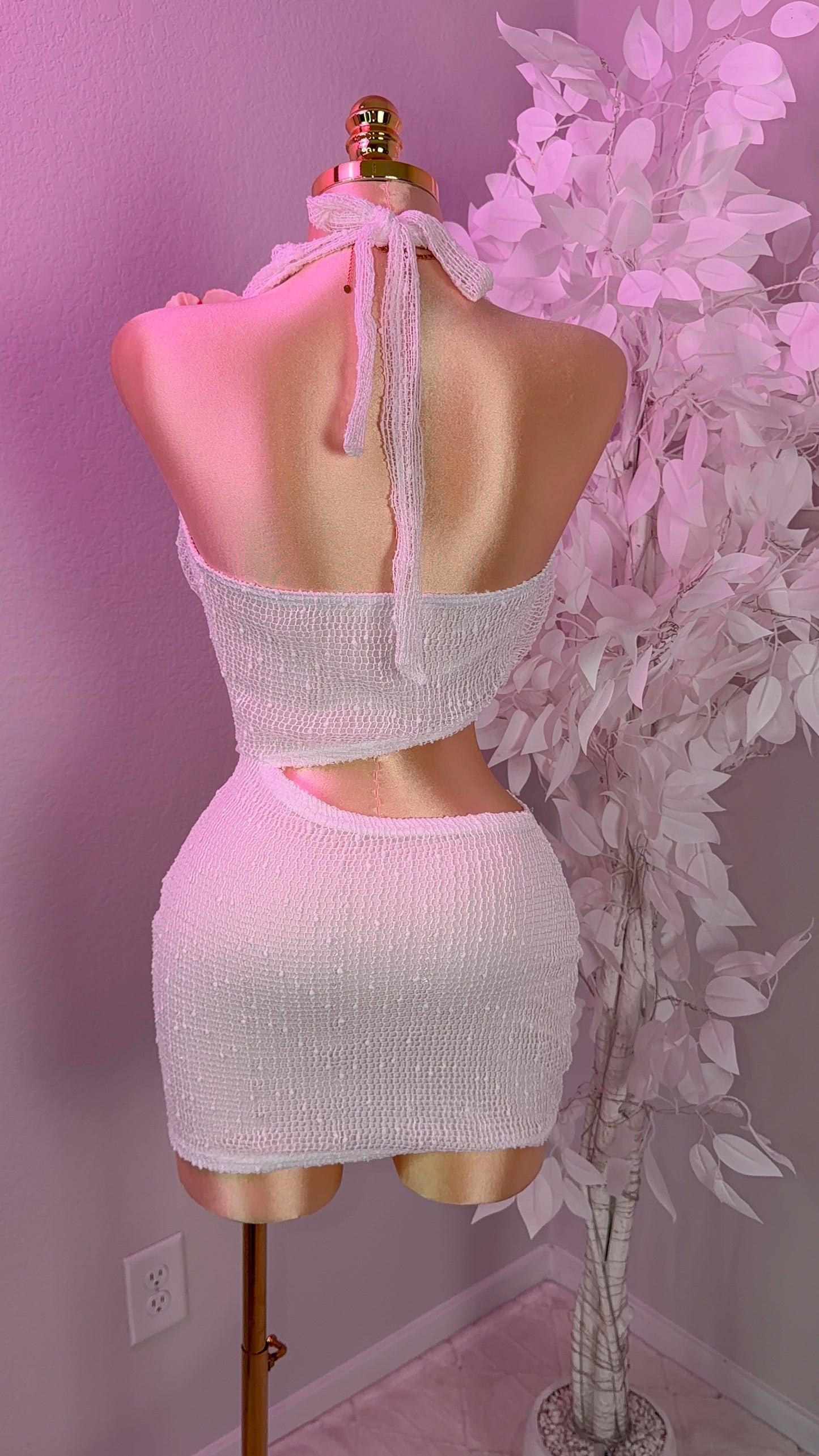 Amargura Mini Dress - White