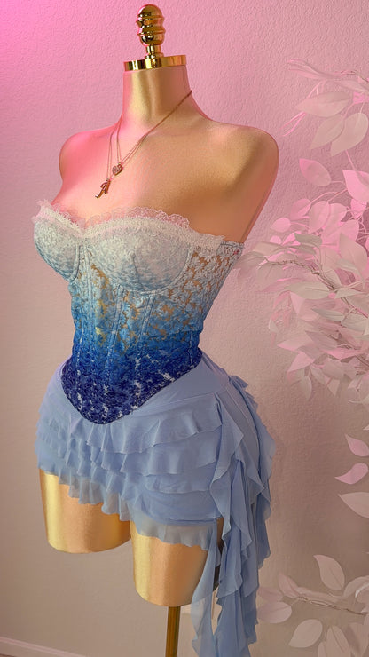 Dile Luna Corset Top - Blue