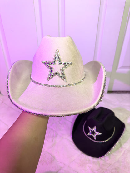 Maite Rhinestone / Pearl Hat- Ivory