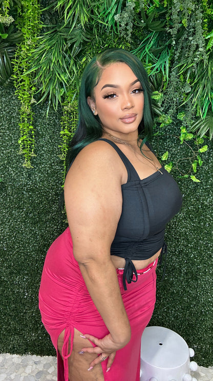 Top Corto Lucinda Negro - Curvy