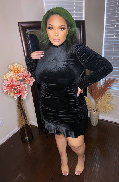 Vestido Terciopelo Amelia- Curvy
