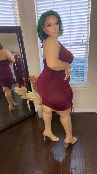 Vestido Vino Jessalyn - Curvy