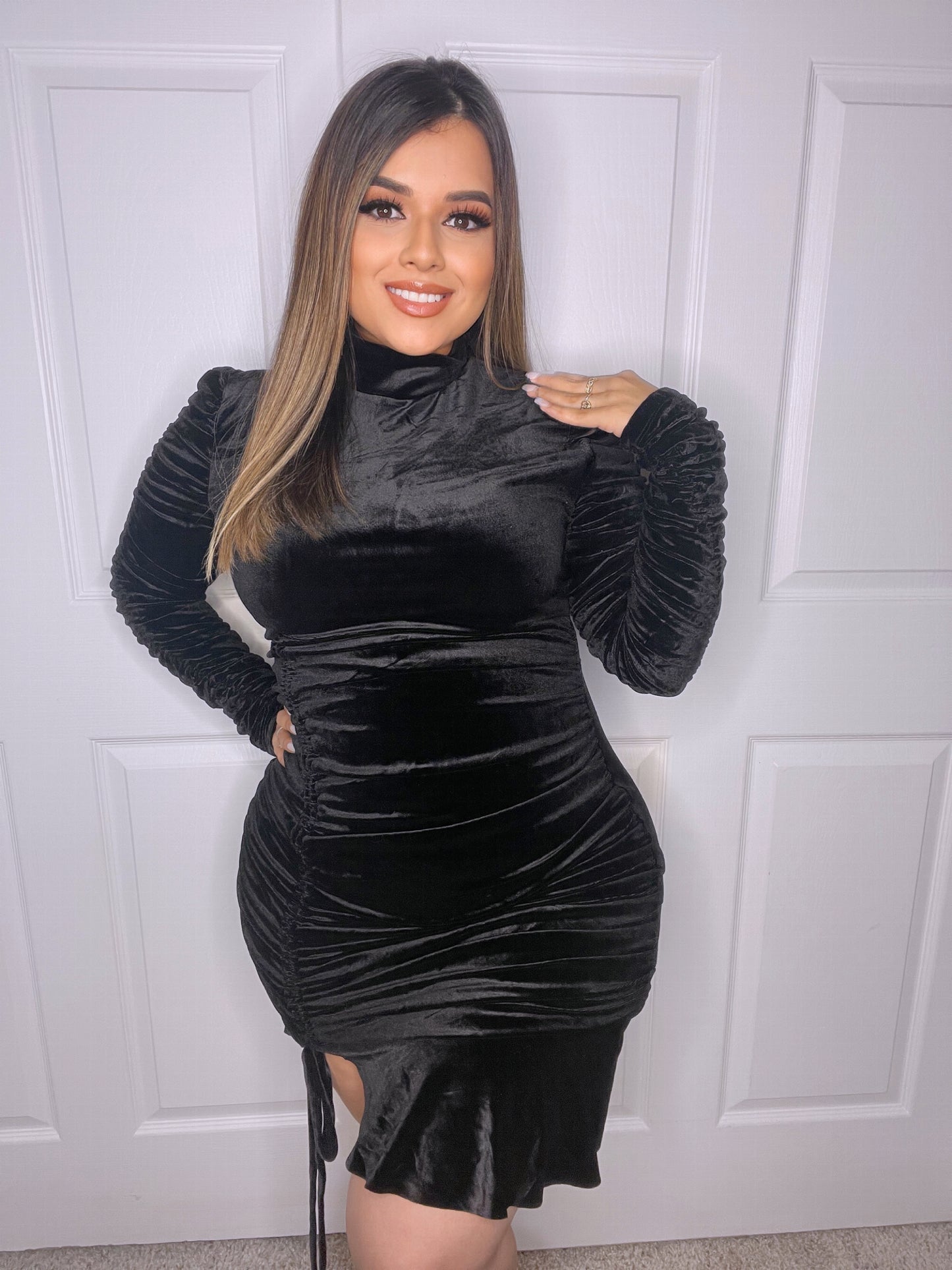Amelia Velvet Dress